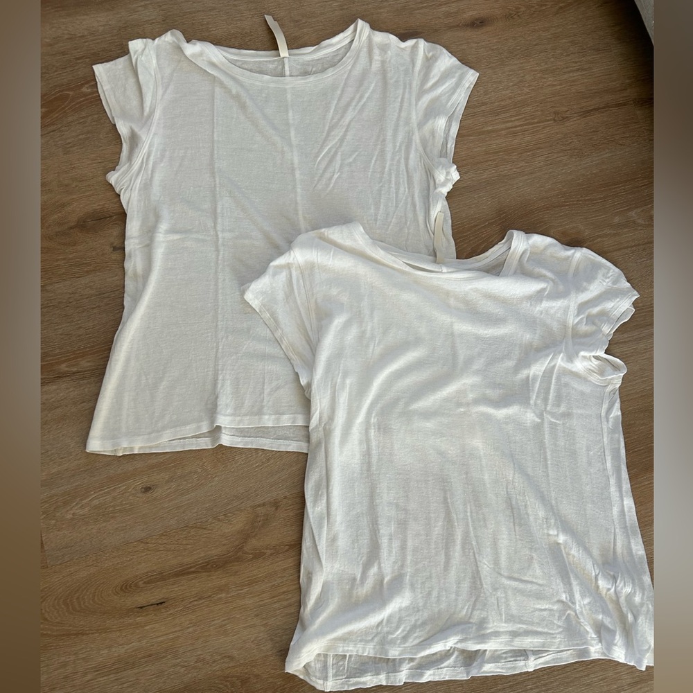 Aritzia Babaton Linen T shirts